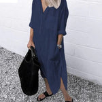 Hemdblusenkleid Elina Hemdblusenkleid Elina Louise Perrin Bleu marine S 