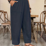 Lässige Hose – Maéline Lässige Hose – Maéline Louise Perrin Marineblau S 