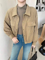 Gerippte Jacke – Hortense Gerippte Jacke – Hortense Louise Perrin Khaki XS 