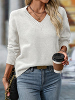 V-Ausschnitt Pullover – Édith V-Ausschnitt Pullover – Édith Louise Perrin 