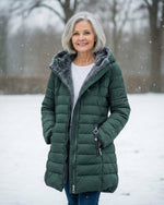 Steppmantel Leonie - Wollfutter Steppmantel Leonie - Wollfutter Louise Perrin Dunkelgrün S 