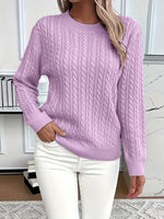 Gestrickter Zopf-Pullover – Manon Gestrickter Zopf-Pullover – Manon Louise Perrin 