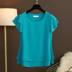 Leichte Volantbluse – Mirela Leichte Volantbluse – Mirela Louise Perrin Blau S 