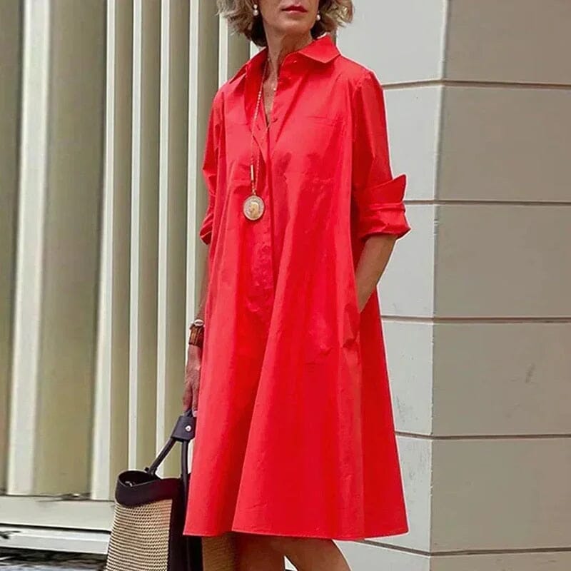 Kurzes Hemdkleid – Amance Kurzes Hemdkleid – Amance Louise Perrin Rot XS 