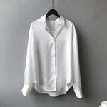 Satinbluse – Lauriane Satinbluse – Lauriane Louise Perrin Weiß S 