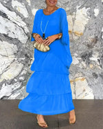 Langes Kleid Solène Langes Kleid Solène Louise Perrin Blau S 