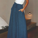 Palazzo-Hose - Léontyne Palazzo-Hose - Léontyne Louise Perrin Marineblau S 