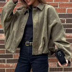 Bomberjacke – Thalina Bomberjacke – Thalina Louise Perrin Olivgrün S 