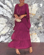 Langes Kleid Solène Langes Kleid Solène Louise Perrin Rosa S 