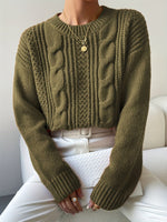 Gestrickter Zopfpullover – Brigitte Gestrickter Zopfpullover – Brigitte Louise Perrin 