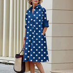 Kurzes Hemdkleid – Amance Kurzes Hemdkleid – Amance Louise Perrin Bleu à Pois XS 