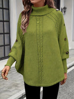 Geknöpfter Poncho – Sylvette Geknöpfter Poncho – Sylvette Louise Perrin 