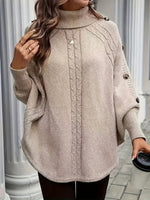 Geknöpfter Poncho – Sylvette Geknöpfter Poncho – Sylvette Louise Perrin 