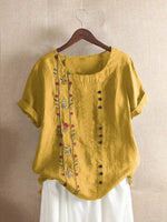 Bestickte Bluse – Floriane Bestickte Bluse – Floriane Louise Perrin Gelb S 