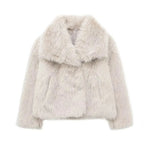 Pelzmantel – Cléa Pelzmantel – Cléa Louise Perrin Beige Ivoire XS 