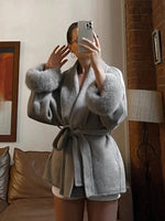 Jacke mit Gürtel – Mireille Jacke mit Gürtel – Mireille Louise Perrin 