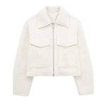 Strukturierte Jacke – Amandyne Strukturierte Jacke – Amandyne Louise Perrin Weiß XS 