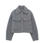 Strukturierte Jacke – Amandyne Strukturierte Jacke – Amandyne Louise Perrin Grau XS 