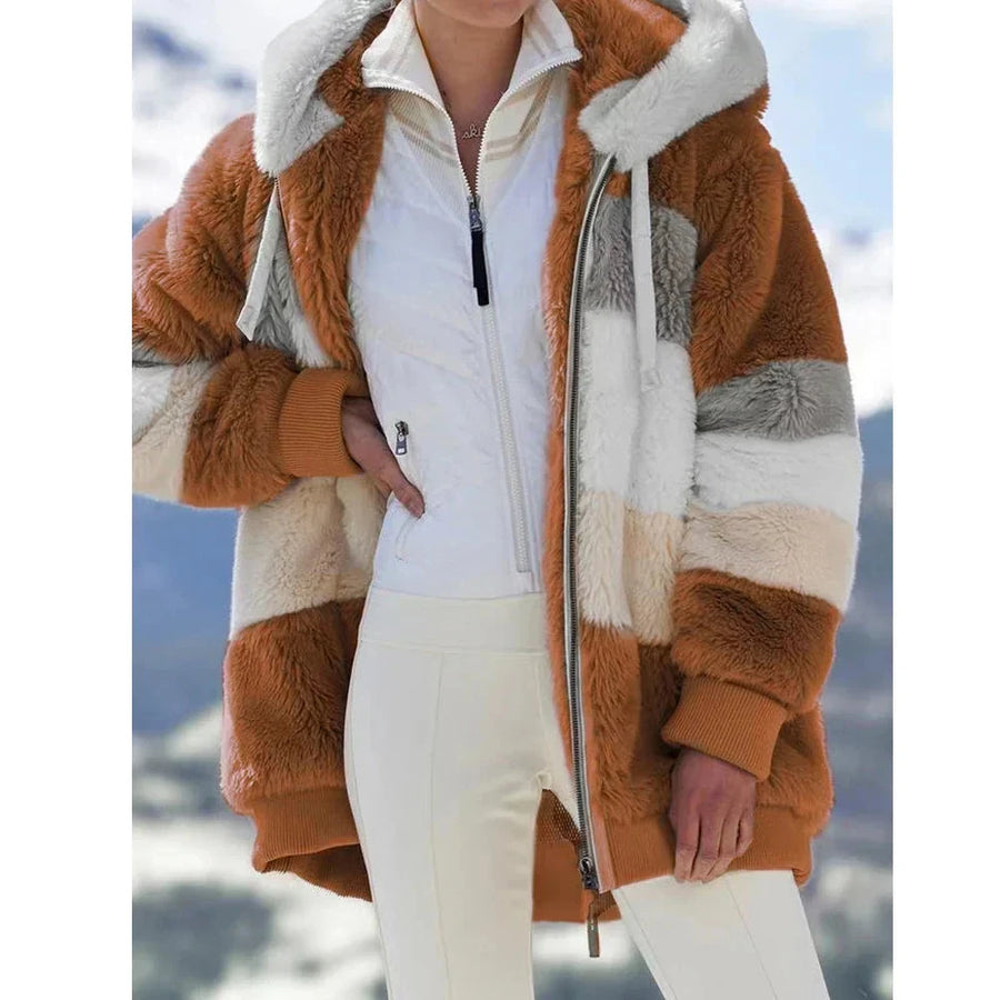Gemütliche Jacke – Amandine Gemütliche Jacke – Amandine 2 Louise Perrin Karamell S 