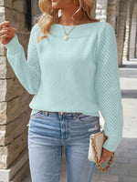 Ajouré-Pullover – Aurianne Ajouré-Pullover – Aurianne Louise Perrin Helles Minzgrün XS 