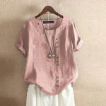 Einfarbige Asymmetrische Bluse – Nadine Einfarbige Asymmetrische Bluse – Nadine Louise Perrin 
