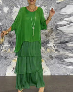 Langes Kleid Solène Langes Kleid Solène Louise Perrin Grün S 