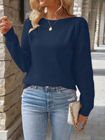 Ajouré-Pullover – Aurianne Ajouré-Pullover – Aurianne Louise Perrin Marineblau XS 