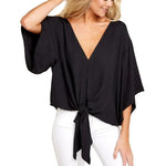 Bedruckte Bluse mit Ausschnitt – Mireia Bedruckte Bluse mit Ausschnitt – Mireia Louise Perrin 