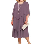Elegantes Lagenkleid – Veronique Elegantes Lagenkleid – Veronique Louise Perrin Mauve Clair L 
