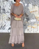 Langes Kleid Solène Langes Kleid Solène Louise Perrin Grau S 