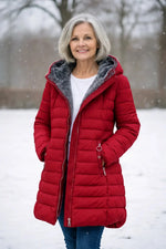 Steppmantel Leonie - Wollfutter Steppmantel Leonie - Wollfutter Louise Perrin Rot S 