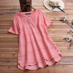 Strukturierte Bluse mit Knöpfen – Maia Strukturierte Bluse mit Knöpfen – Maia Louise Perrin Rosa S 
